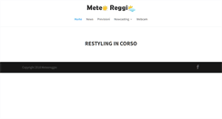 Desktop Screenshot of meteoreggio.it