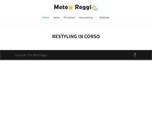 Tablet Screenshot of meteoreggio.it